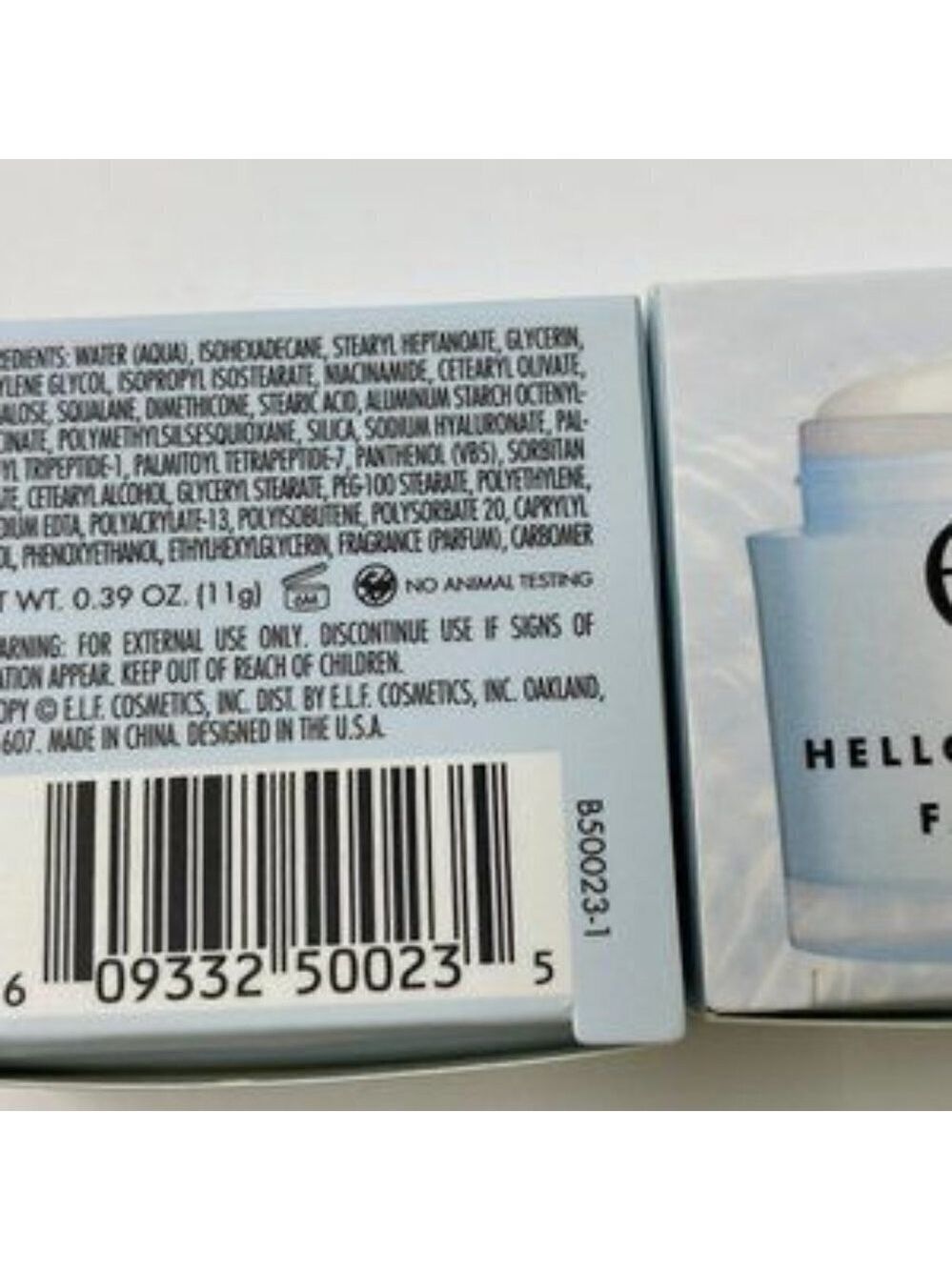 10 E.l.f. Hello Hydration! face cream-.3oz New Box - Picture 2 of 3